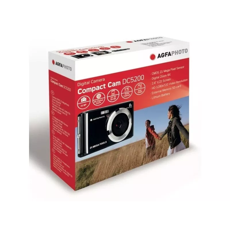 AgfaPhoto Compact DC5200 Compact Camera 21 MP CMOS 5616 x 3744 Pixel Blue (DC5200-BL)