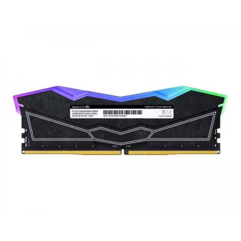DIMM 32 GB DDR5-6000 (2x 16 GB) Dual-Kit, Memory black, FF3D532G6000HC38ADC01, Delta RGB, INTEL XMP