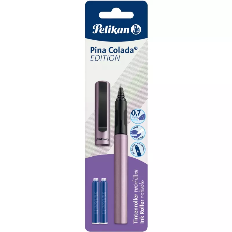 Pelikan Pina Colada Edition, Stick Pen, mixed colours, Blue, 0,7 mm, Fein, Ambidextrous