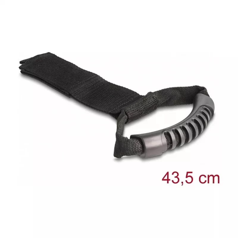 DeLOCK Carrying Strap L 435 x W 50 mm black 2 pieces