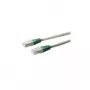 Wentronic Goobay CAT 6 Crossover-Patch Cable, S/FTP (PiMF), Grey, Green, Grey-Green, 5 m - LSZH Halogen-Free, Copper (68463)