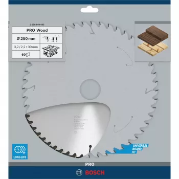 Bosch Optiline Wood Circular Saw Blades, 2.2 mm