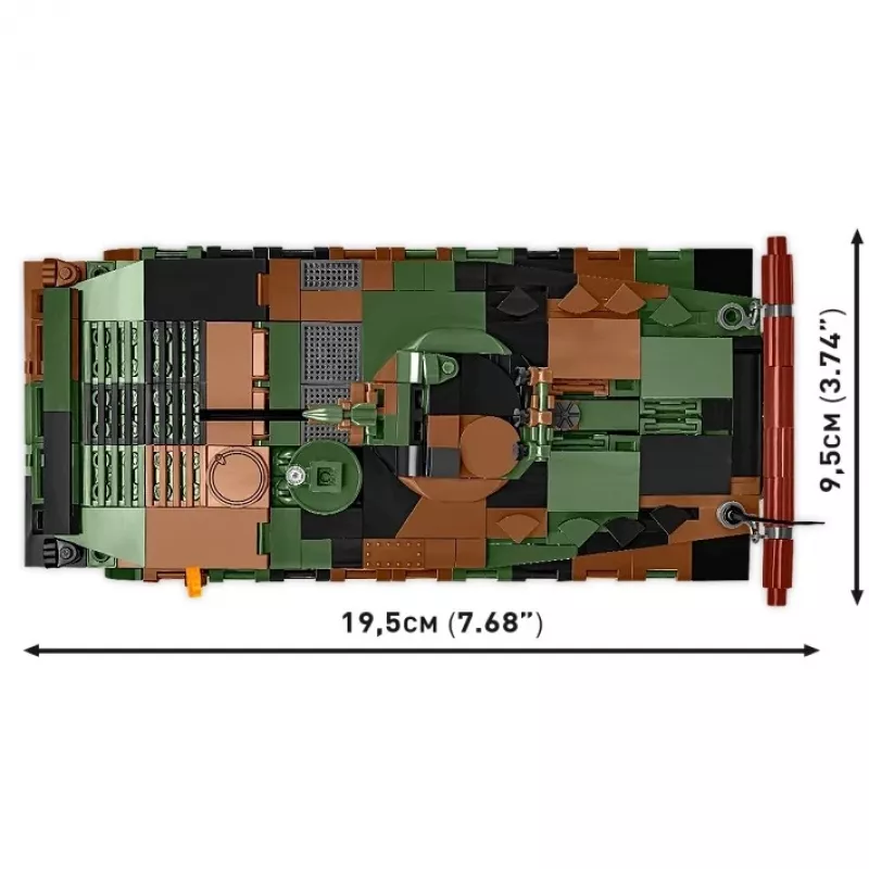 Block set Cobi Armed Forces BWP-1 2630 — Polish/Ukrainian amphibious infantry fighting vehicle model set