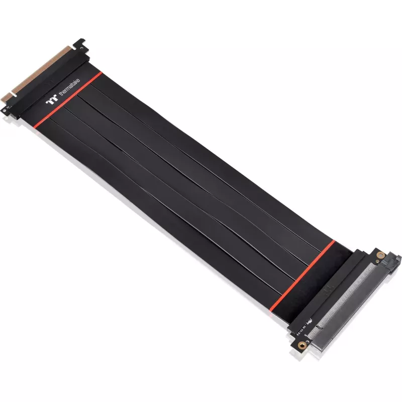 Internal power cable THERMALTAKE AC-058-CO1OTN-C1, PCI-E x16 (Gen4) male to female, 0.3 m, black