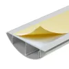 Aluminum cable masking strip MACLEAN MC-814 S, silver — surface-mounted cable cover