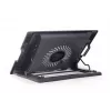 Laptop cooling pad Gembird NBS-1F17T-01, for up to 17 inch, 1×15 cm fan, USB 2.0, 370×265×33 mm, 350 mA, black