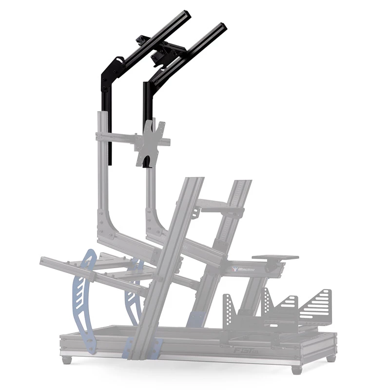 Next Level Racing | GTElite Direct Mount Overhead Monitor Add-On | Up to 32 | Black