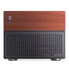 Jonsbo N4 Microtower Casing Black Durable Steel Compact PC Enclosure