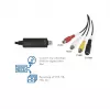 LogiLink USB 2.0 a/V Grabber. USB a/M Zu 3xCinch + MiniDIN5/F. Black