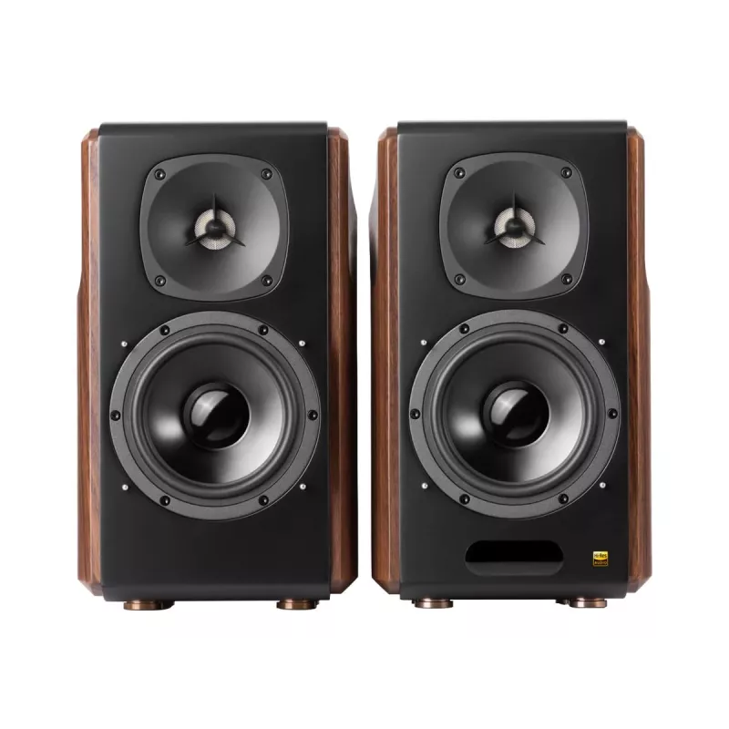 Loudspeaker Edifier S2000MKIII 2.0, 130 W RMS, Wired & Wireless, Black/Wood