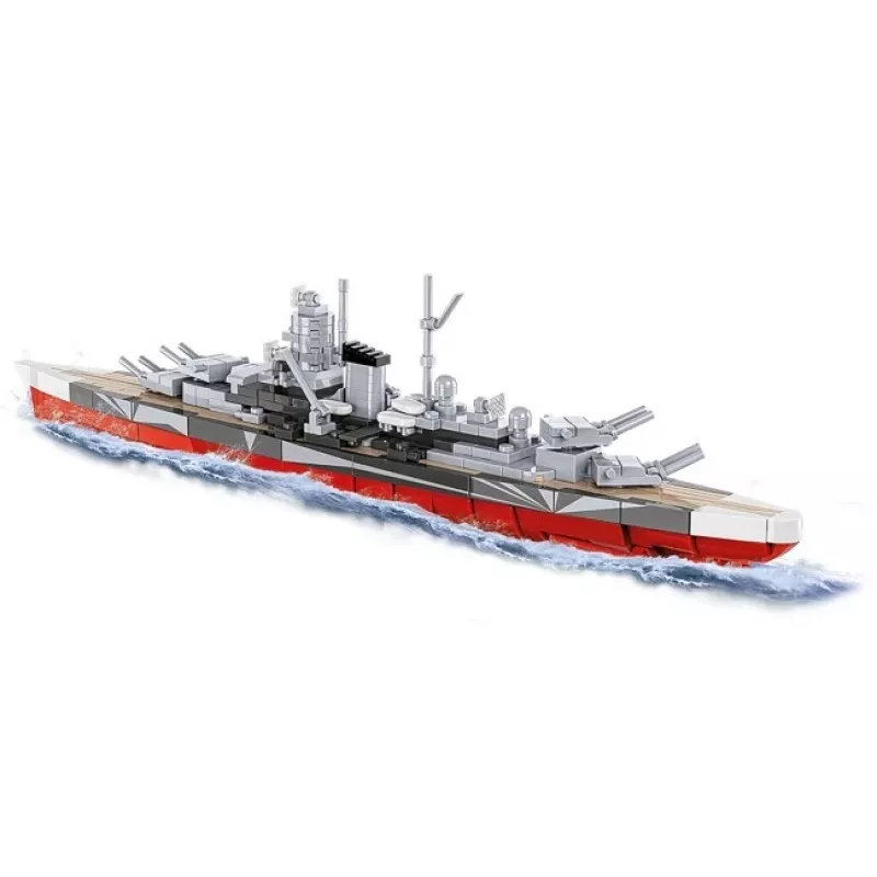 Construction set Cobi Battleship Tirpitz model with 593 pieces, scale and display features
