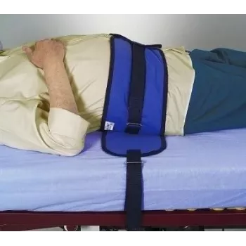 Safety belt TIMAGO SCP 4500 — textile, adjustable length 200 cm, trunk circumference 84–105 cm, quick-release buckle
