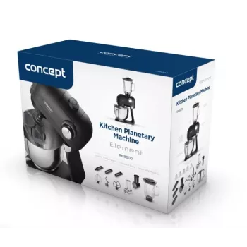 Stand mixer Concept RM8000 - 1200 W kitchen machine, black