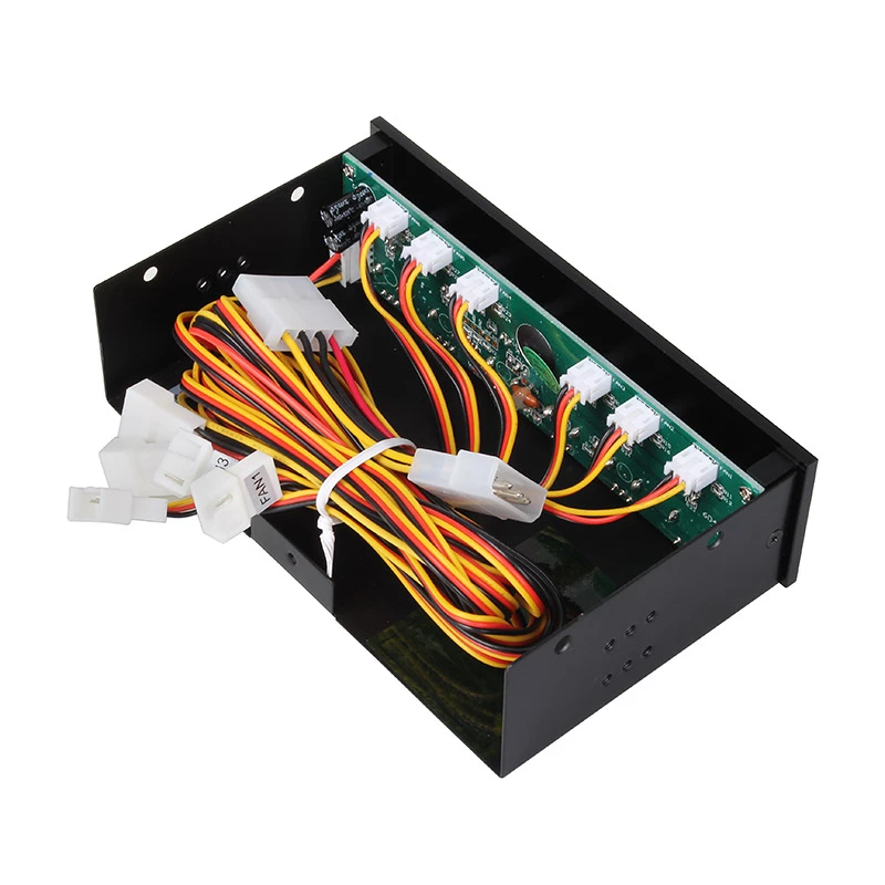 Fan Speed Controller Akasa AK-FC-08BKV2 Black 6 Channels
