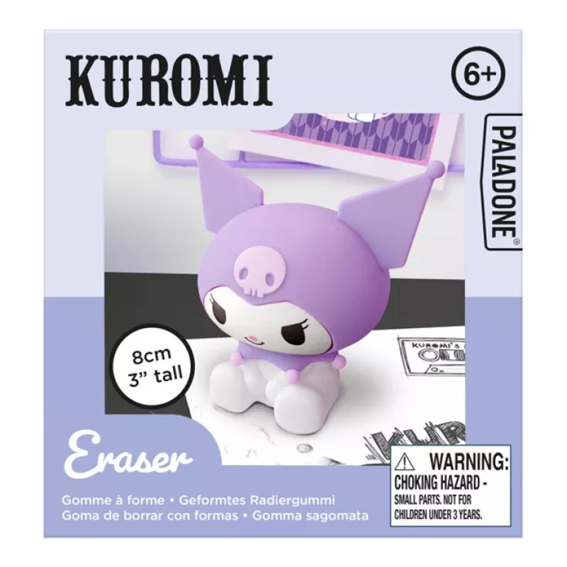 Eraser Paladone Kuromi chunky novelty eraser PP14533KUR, character-shaped rubber, collectible size