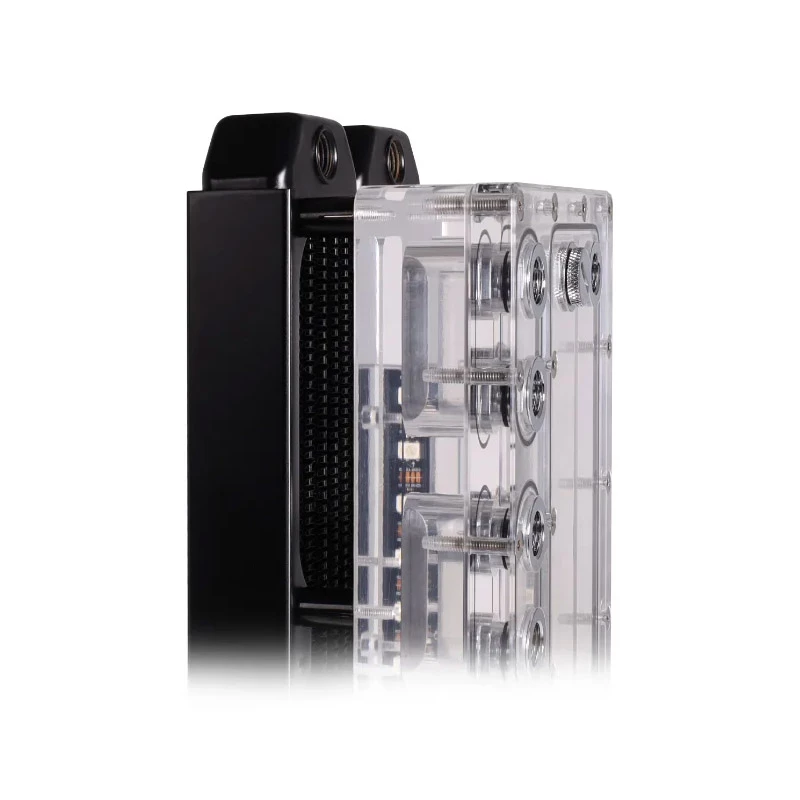 Mounting kit Alphacool 15724 Black Stainless Steel 17mm Height