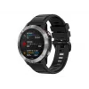 Silicone strap FIXED for Garmin QuickFit 26mm Black — replacement watch band 26 mm