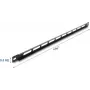 Mounting kit DELOCK 67459 Black metal panel with cable-tie mounts for 19 inch rack 0.5U