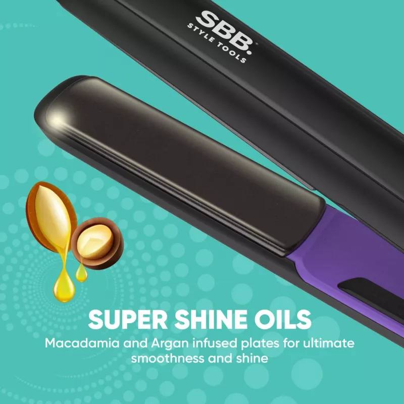 Hair straightener SBB SBST-1000-EU digital adjustable temperature full size