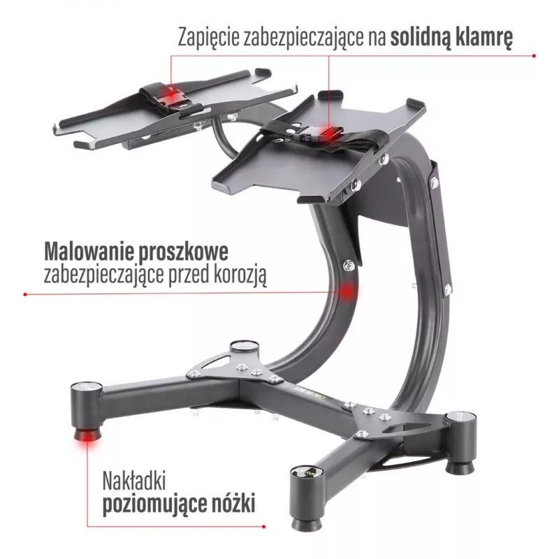 Adjustable Dumbbell Rack Hms Premium STR10 Pro