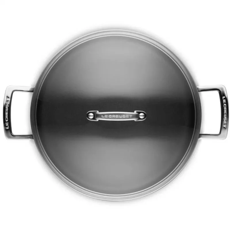 Le Creuset Toughened Non-Stick sauteuse with glass lid 28 cm