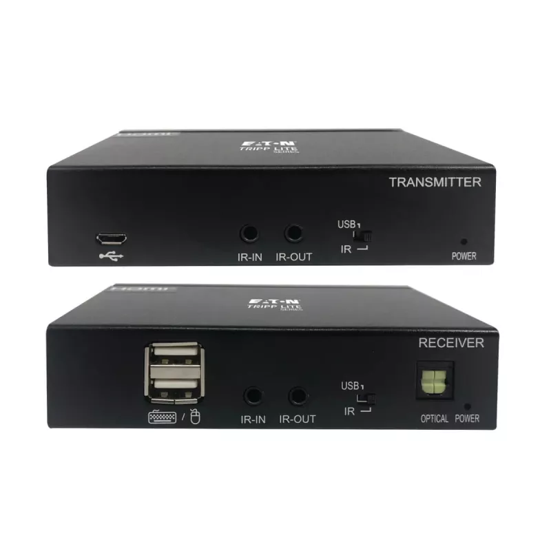 Eaton Tripp Lite Series DisplayPort to HDMI over Cat6 Extender Kit with KVM Support, 4K 60Hz, 4:4:4, USB, PoC, HDCP 2.2, up to 230 ft., TAA - Expansion for Video/Audio - HDMI, Di