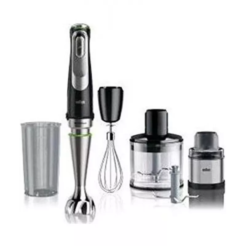 Braun MultiQuick 9 MQ9138XI 0.6 L Immersion blender 1200 W Black, Stainless steel