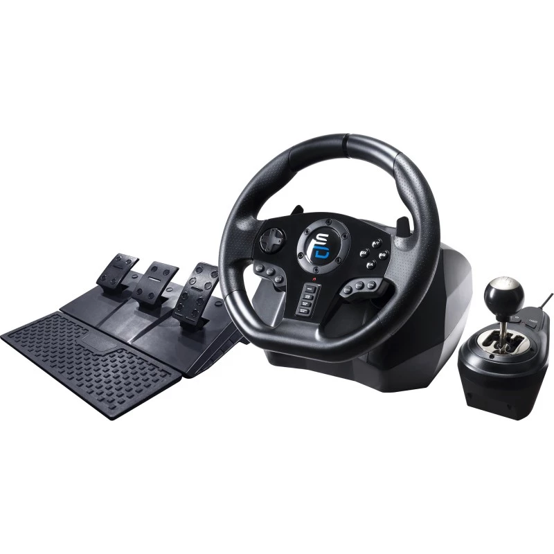 Steering wheel + Pedals Subsonic GS850-X Black 270° rotation USB