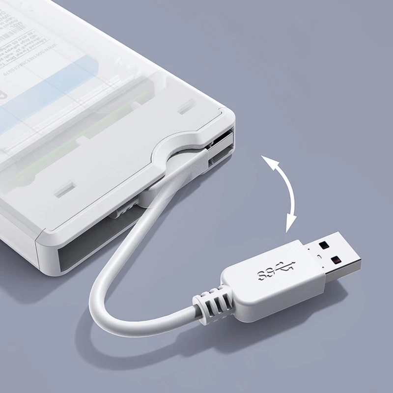 GrauGear external hard drive enclosure 2.5HDD/SSD USB 3.2 Alu - drive enclosure - 2,5
