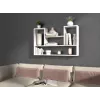BILBAO 4P hanging rack 100x16x60 cm, white
