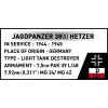 Cobi Blocks Jagdpanzer 38t Brave construction set, 731 pieces