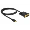 Video cable adapter DeLOCK 83988 Mini DisplayPort to DVI-D 1m