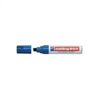 Permanent marker Edding 800, blue, chisel tip 4–12 mm