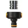 Fiskars 1027062 water hose fitting Hose connector Metal Black, Orange, Silver 1 pc(s)