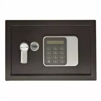 Freestanding safe Yale YSG/200/DB2 — steel, combination lock, 8.6 L, 310×200×200 mm, black