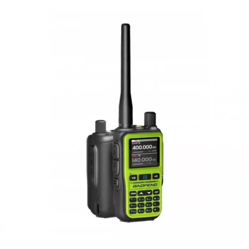 Handheld Walkie-Talkie Baofeng UV-5R EU with USB-C, Bluetooth, VHF/UHF (136–174 MHz), FM 65–108 MHz, 5 W, 1600 mAh, LCD, LED torch
