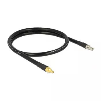 Coaxial Cable DeLOCK 1m SMA/SMA CFD400 LLC400 Black