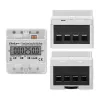 Three-phase electronic energy meter QOLTEC 50900 400V LCD 4P