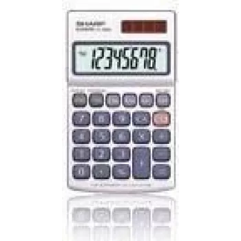 Sharp EL-240SA calculator Pocket Basic Silver
