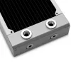 Radiator EK Water Blocks Brass Copper Stainless Steel White 130x300x44mm