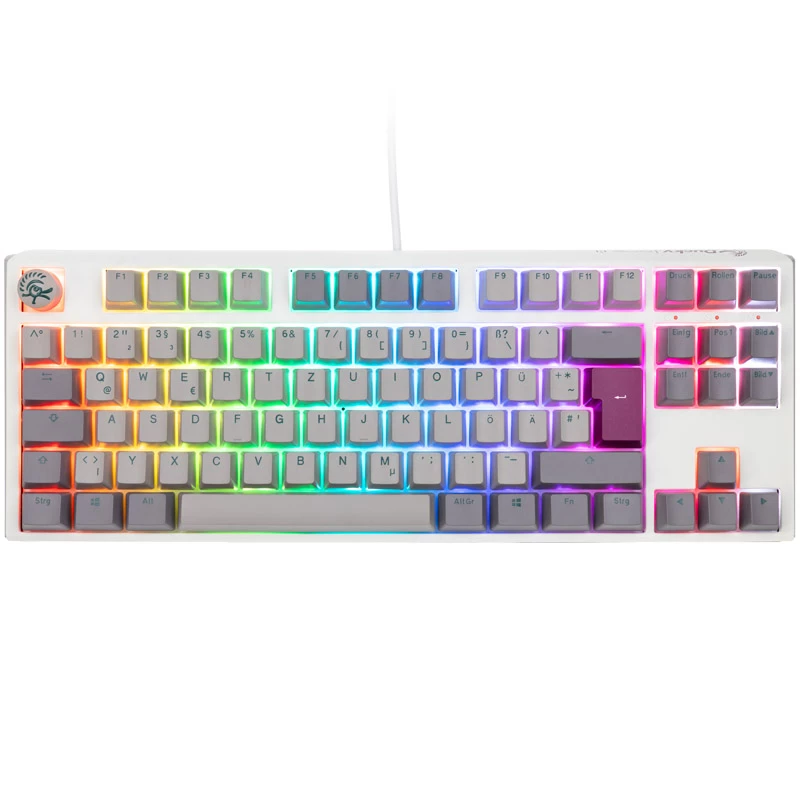 Ducky One 3 TKL Mist Grey keyboard Gaming USB German