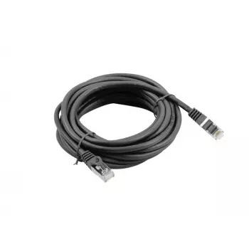 Lanberg Cat6 networking cable RJ-45 to RJ-45 PCF6-10CC-0500-BK, 5 m, F/UTP, 250 MHz, black
