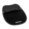 Gel wrist rest mouse pad ActiveJet — black 220×250 mm, gel and silicone, non-slip base