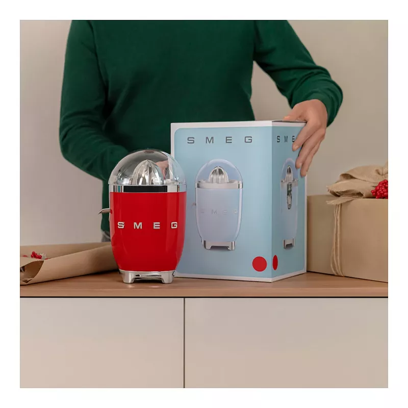 Electric Citrus Press Smeg CJF11RDEU 70 W Red Stainless Steel