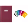 Exercise book cover paper HERMA A4 turquoise 100% wastepaper