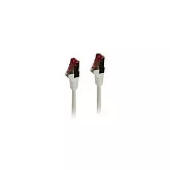 Patch cable RJ45 - CAT6 250Mhz - 7.5m white - S-STP(S/FTP) -TPE/LSZH(Superflex) - Synergy 21 -