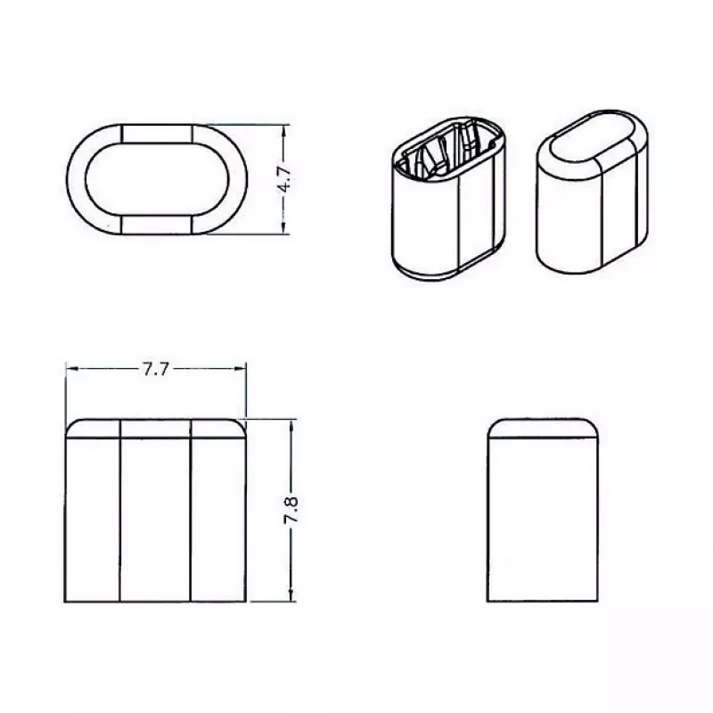 Socket Safety Cover DeLOCK 64035 Transparent 10 pcs