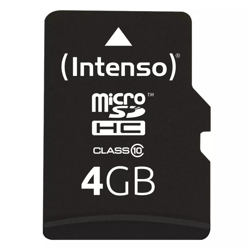 MEMORY MICRO SDHC 4GB C10/W/ADAPTER 3413450 INTENSO