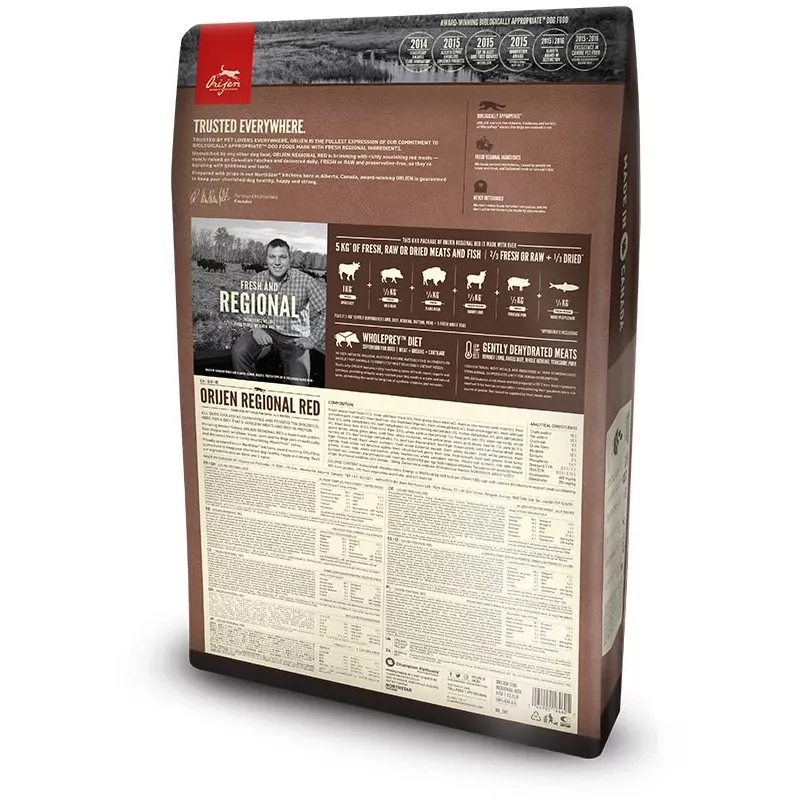 ORIJEN Regional Red - dry dog food - 6kg