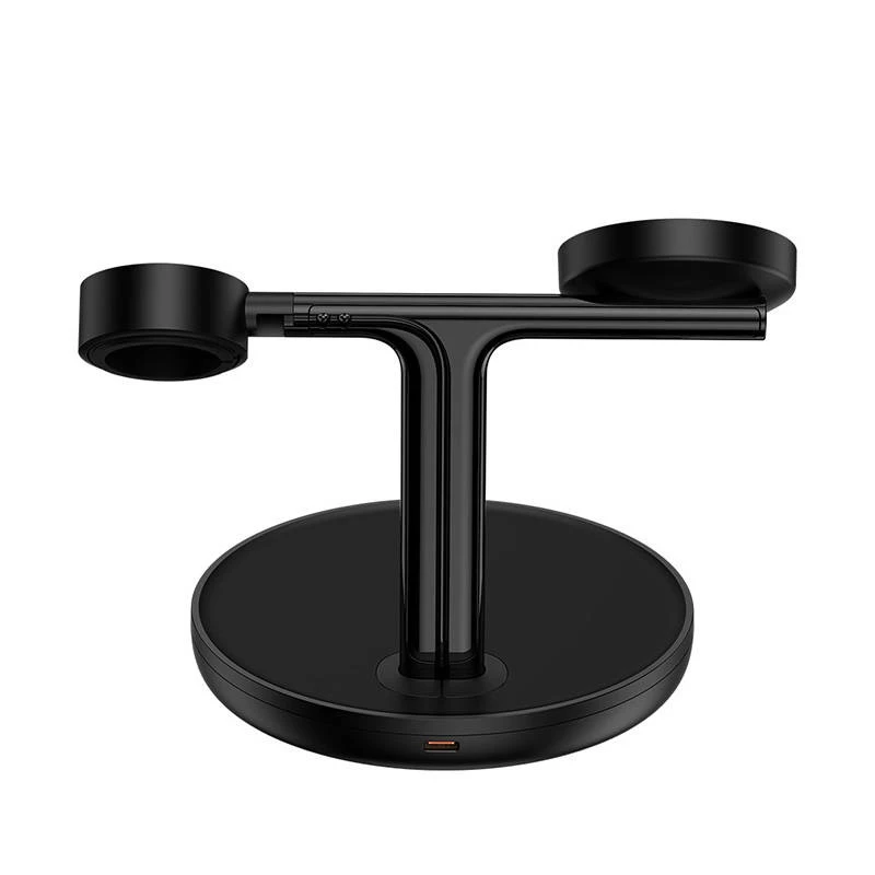 Baseus Swan 3-in-1 Wireless Magnetic Charging Bracket 20W Black Universal version (Include: USB For type-C 3A 1m)